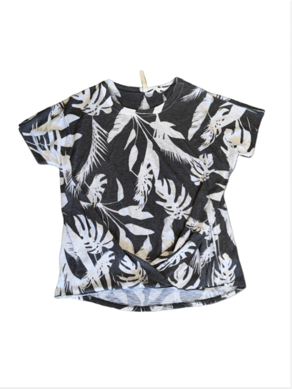 Tryst Tropical Burnout Front Wrap Tee